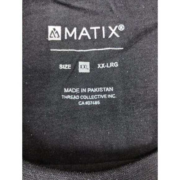Matix Essential Black Short Sleeve T-Shirt Men's Sz. XXL - Picture 5 of 6